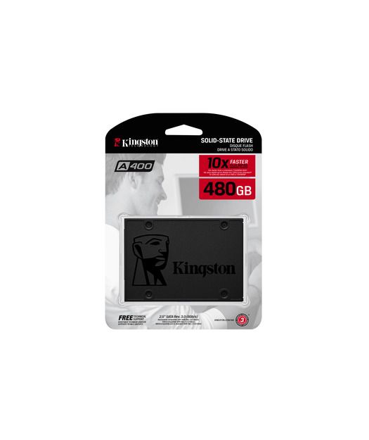 Kingston A400 480GB 2.5'' SATA SSD (500-450MB/s)