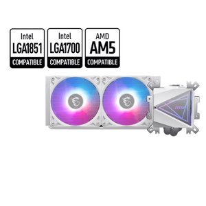 MSI Mag Coreliquid I240 240 mm Beyaz Sıvı Soğutucu