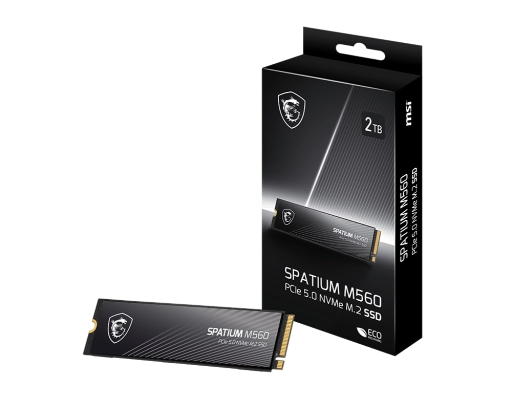 MSI SPATIUM M560 PCIE 5.0 NVME M2 2TB