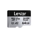 LEXAR 64GB LMSSIPL064G-BNANG MICROSD