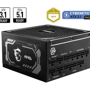 MSI 1250W 80+ Gold PCIE5 (MAG A1250GL)Full Modular