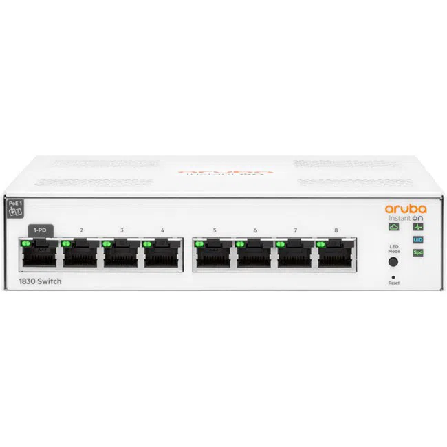 HPE Aruba Instant On 1830-8G 8 Port Switch JL810A