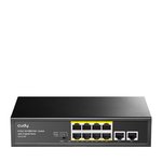 CUDY 8Port 10/100M PoE+ 2Up 80W Switch