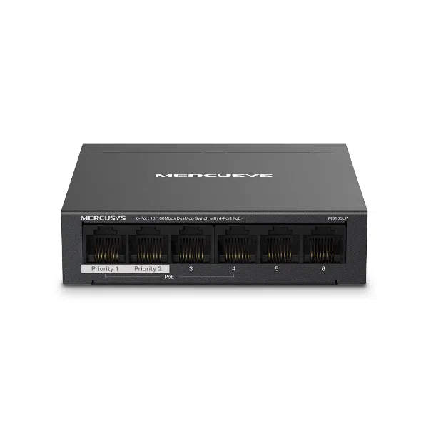 Mercusys MS106LP 4 Port 10/100 PoE Switch