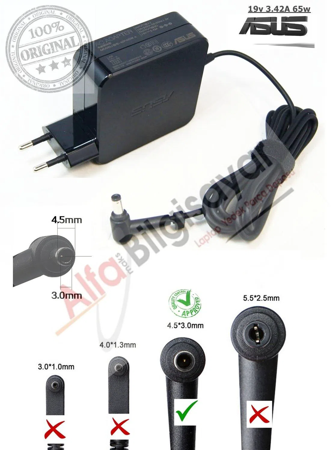 Asus P2548uv Adaptör Şarj Cihazı