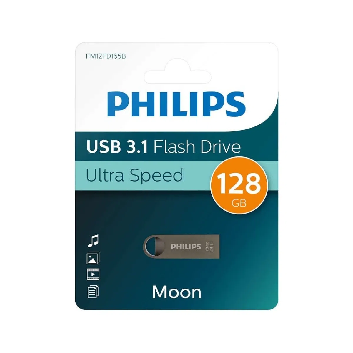 Philips 128GB USB 3.1 Flash Bellek 150MB/s (FM12FD165B/00)