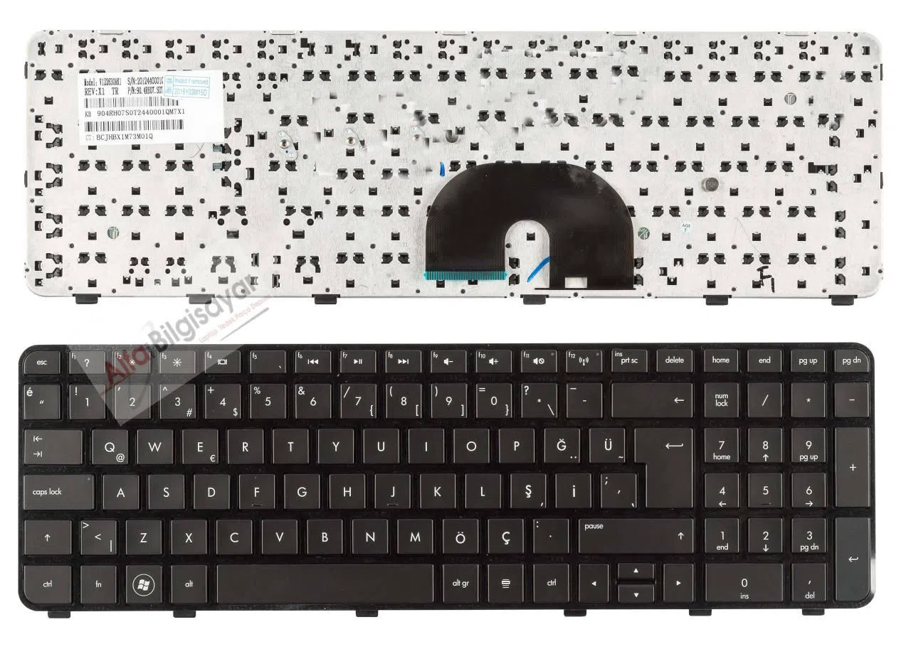 HP Pavilion dv6-6c03st (A7N15EA)  Klavye Tuş Takımı Çerçeveli Sıfır Q-Türkçe A++