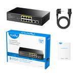 CUDY 8Port 10/100M PoE+ 2Up 80W Switch