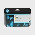 HP 738 498N7A Orijinal Sarı DesignJet Mürekkep