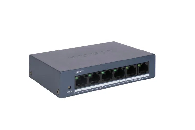 Hikvision DS-3E0106MP-E/M 6 Port PoE Switch (45W)