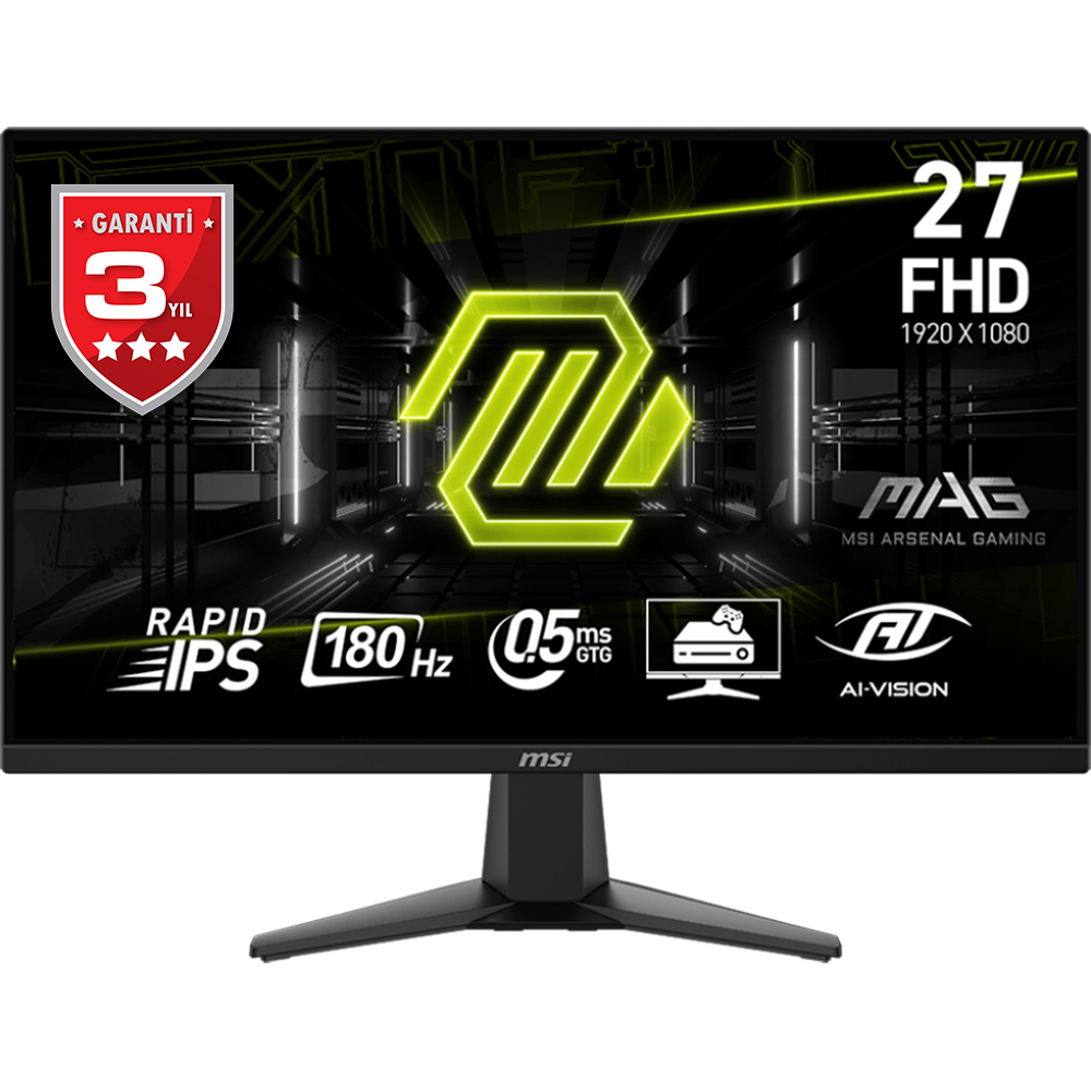 27 MSI MAG 275F FHD 0.5MS 180HZ IPS FLAT RAPID