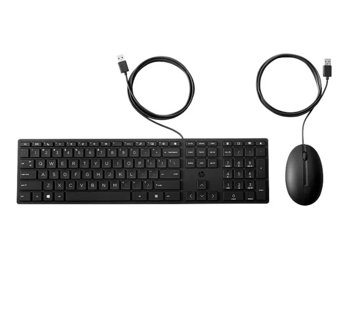 HP 320MK Kablolu Klavye Mouse Set Siyah (9SR36UT)
