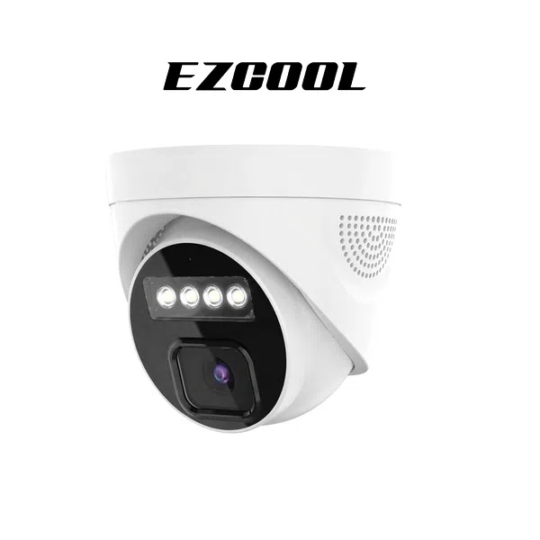 Ezcool EZ-1045IPS 5MP 2.8mm Hibrit PoE Sesli IP Dome Kamera