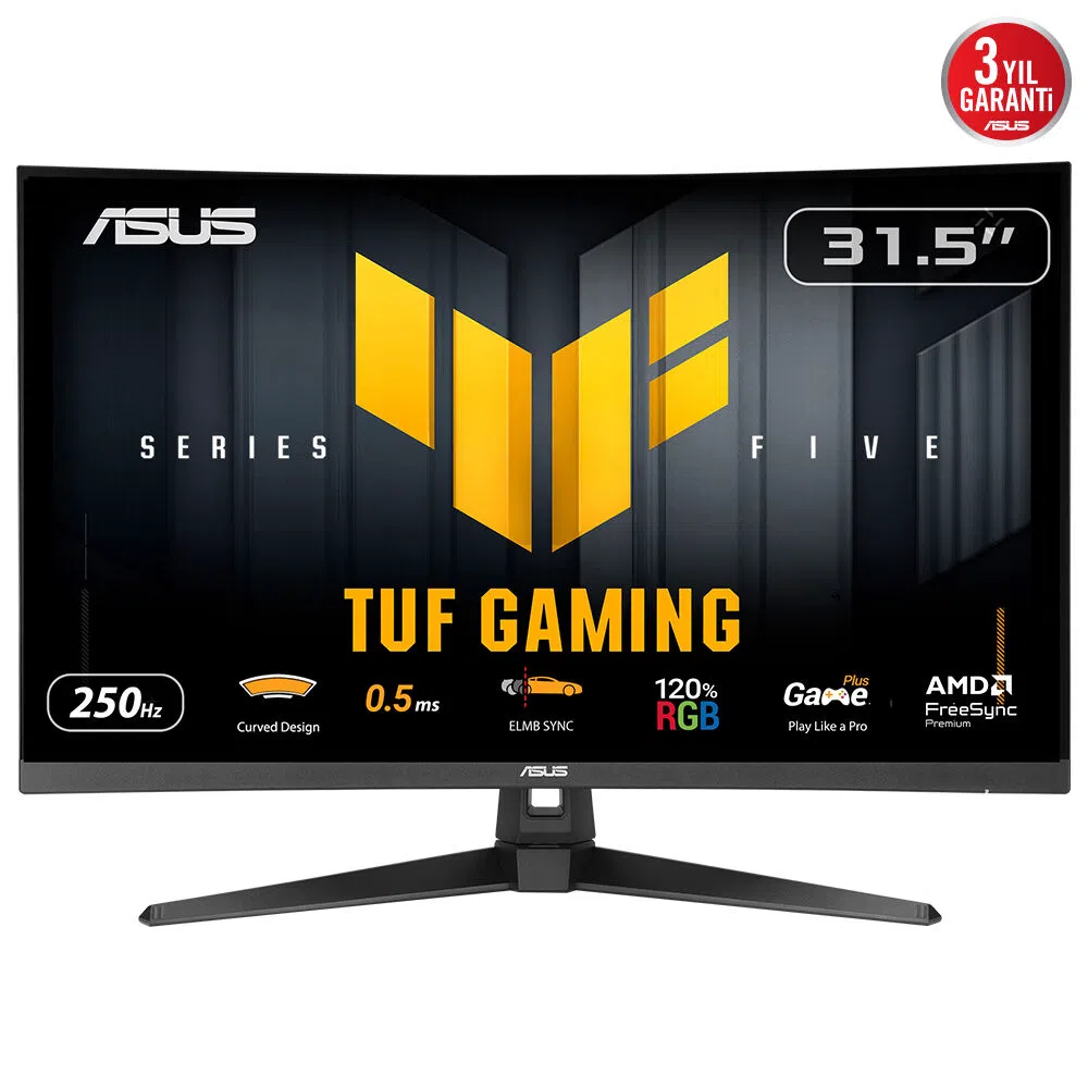 ASUS TUF Gaming VG32VQM5B 31.5" Curved Gaming Monitör