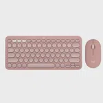 Logitech Pebble 2 Bluetooth Klavye Mouse Seti Pembe