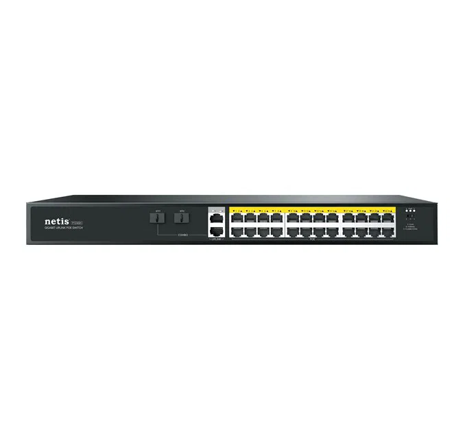 Stonet P124GH 24 Port Gigabit PoE Switch 375W