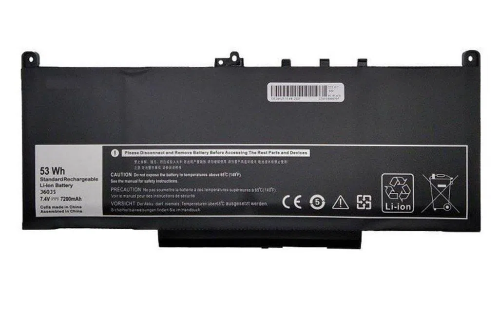 Dell Latitude E7270 E7470 P26S P61G J60J5 Batarya A+++ Pil