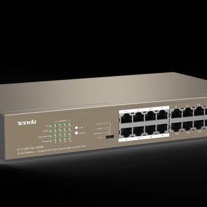 TENDA TEF1118P-16-150W 16PORT 10/100 YÖNETİLEMEZ POE SWITCH