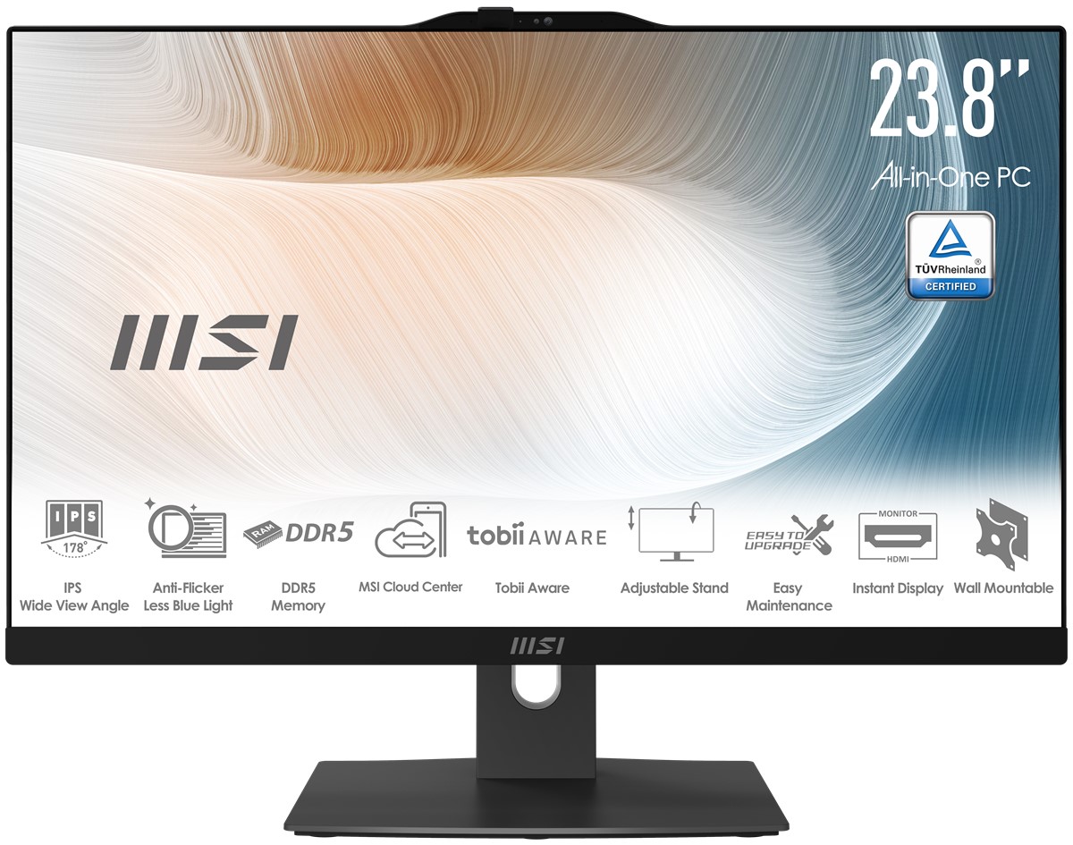 23.8 MSI AIO MODERN AM242P 1M-1815XTR
