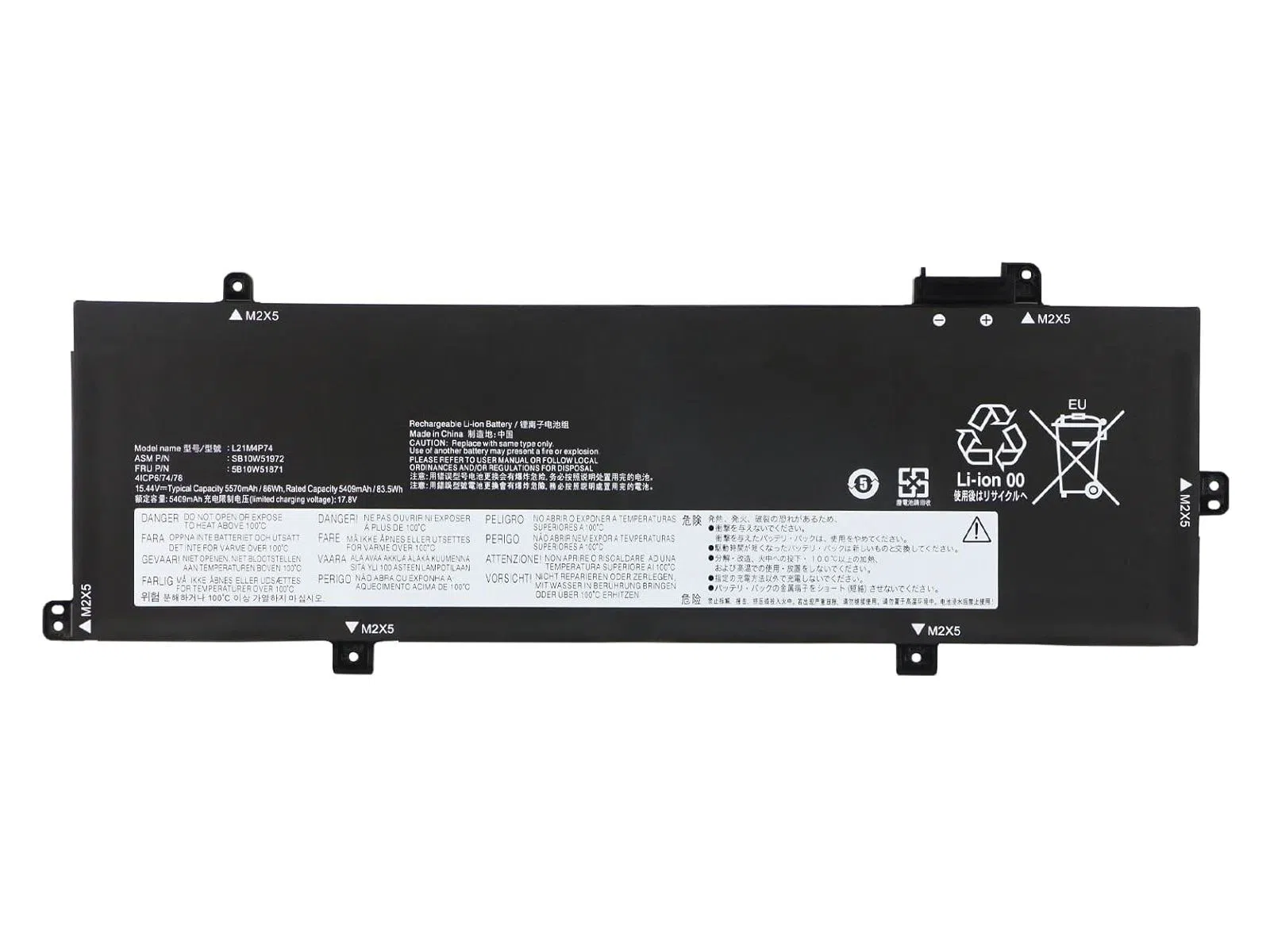 RETRO Lenovo ThinkPad T16 Gen1, L21M4P74 Notebook Bataryası