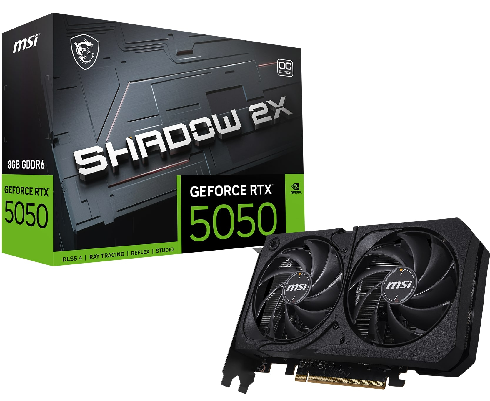 MSI VGA GEFORCE RTX 5050 8G SHADOW 2X OC