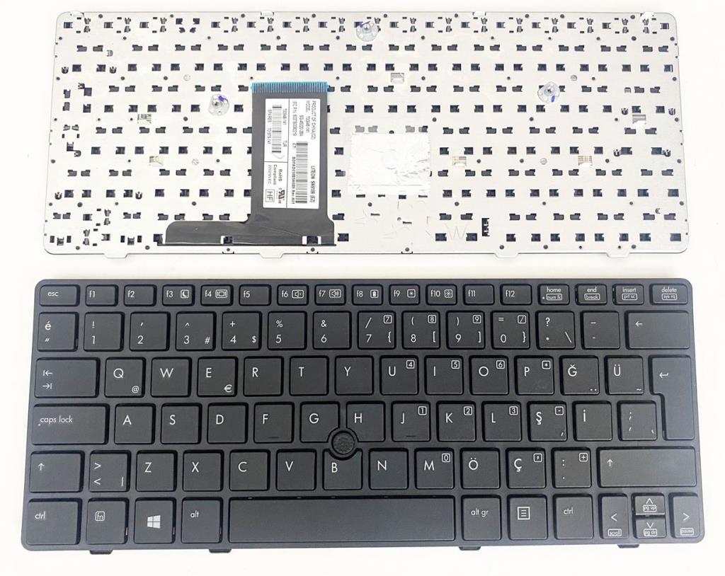 HP Elitebook 2560 2560P 2570 2570P Klavye Siyah Tuş Takımı