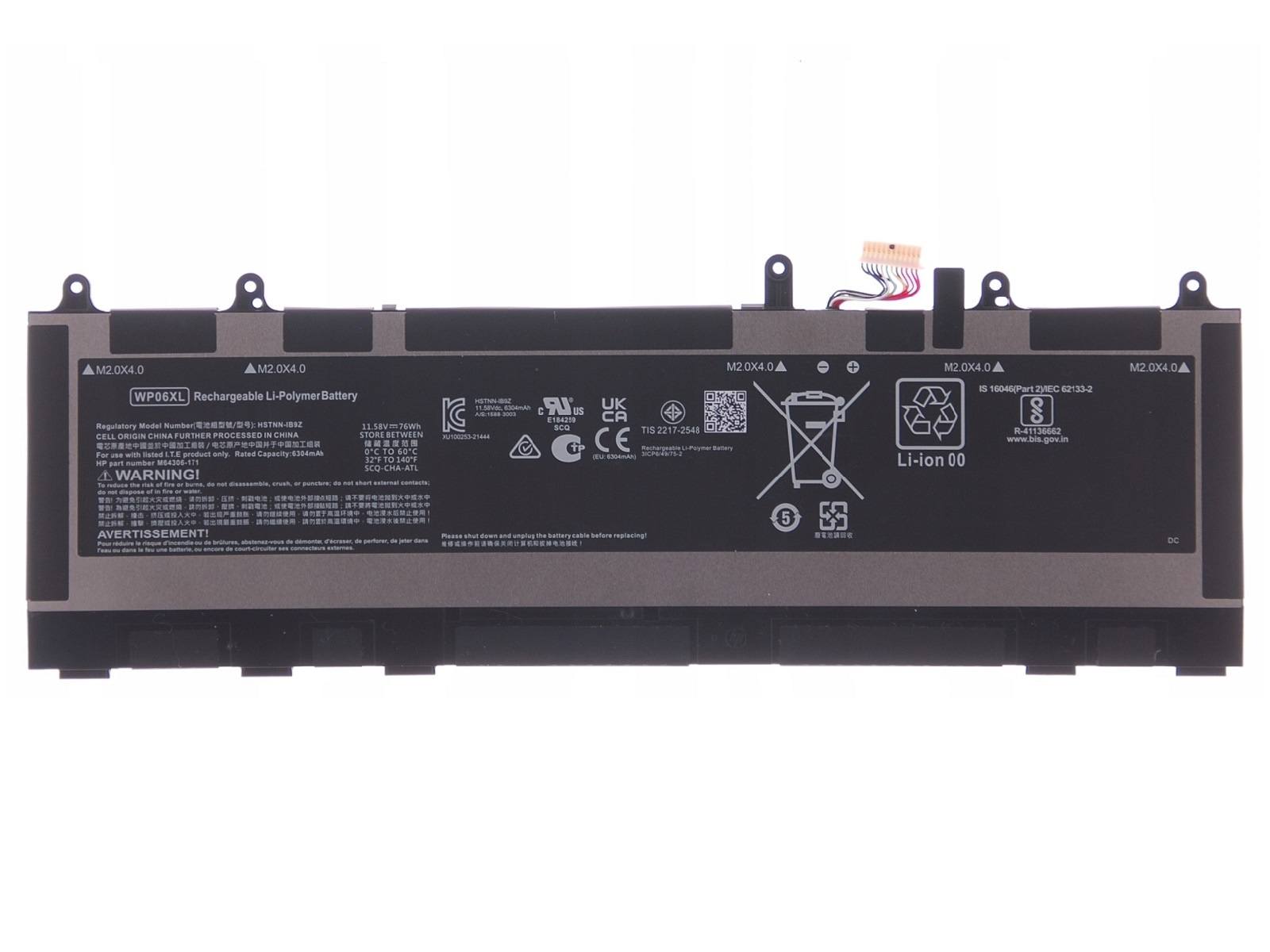 RETRO Hp EliteBook WP06XL Notebook Bataryası