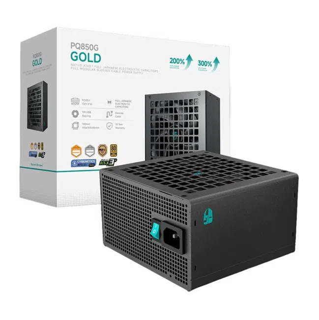 DeepCool 850W 80+ Gold Power Supply (PQ850G)