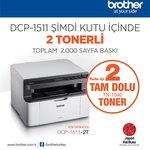Brother DCP-1511-2T Çok işlevli (2xToner)