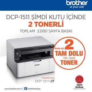 Brother DCP-1511-2T Çok işlevli (2xToner)