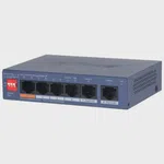 Dahua CS4006-4ET2GT-60 4 Port PoE Switch (60W, 2x Gigabit)