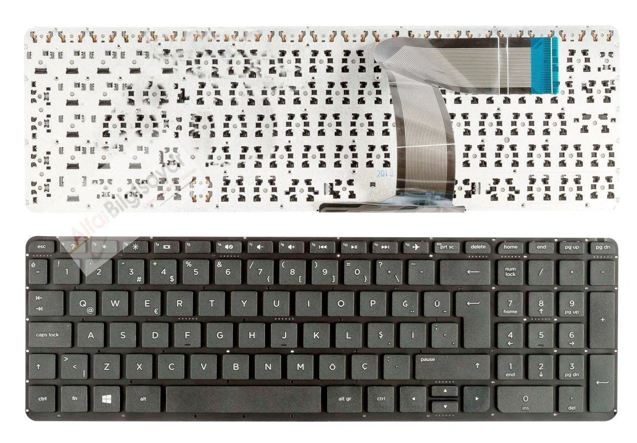HP Pavilion 15-p211nt (L0D95EA) Klavye Siyah Renk Q-Türkçe Tuş Takımı A+++