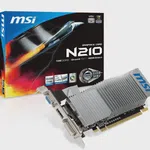 MSI N210 1GB GDDR3 Vga Dvi Hdmi 64Bit Low Profile