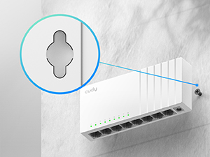 CUDY 8-Port 10/100 Mbps Metal Switch