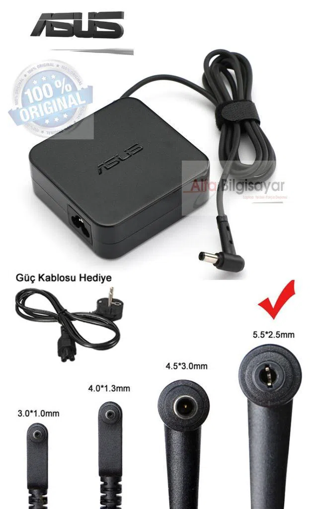 Asus ADP-90YD 19V 4.74A 90W Orjinal Adaptör Şarj Cihazı