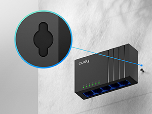 CUDY 5-Port Gigabit Metal  Switch