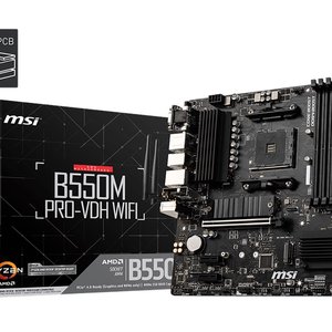 MSI B550M Pro Vdh Wifi AM4 Ryzen DDR4 Vga Hdmi Dp