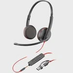 Poly Blackwire 3325 USB Stereo Mikrofonlu Kulaklık