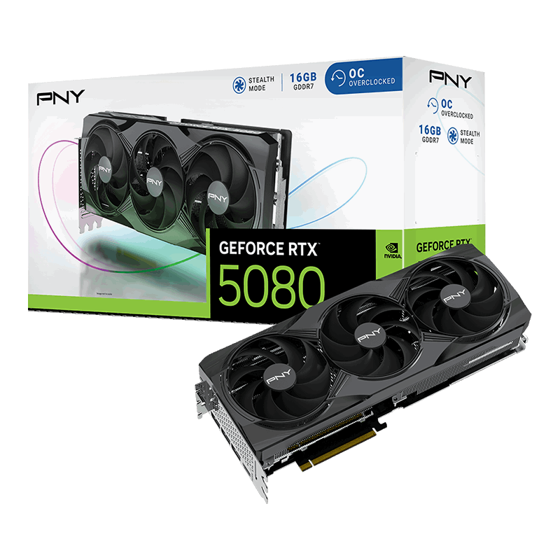PNY RTX 5080 16GB GDDR7 256Bit Ekran Kartı (VCG508016TFXPB1-O)