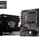MSI A520M-A Pro AM4 Ryzen DDR4 Dvi Hdmi