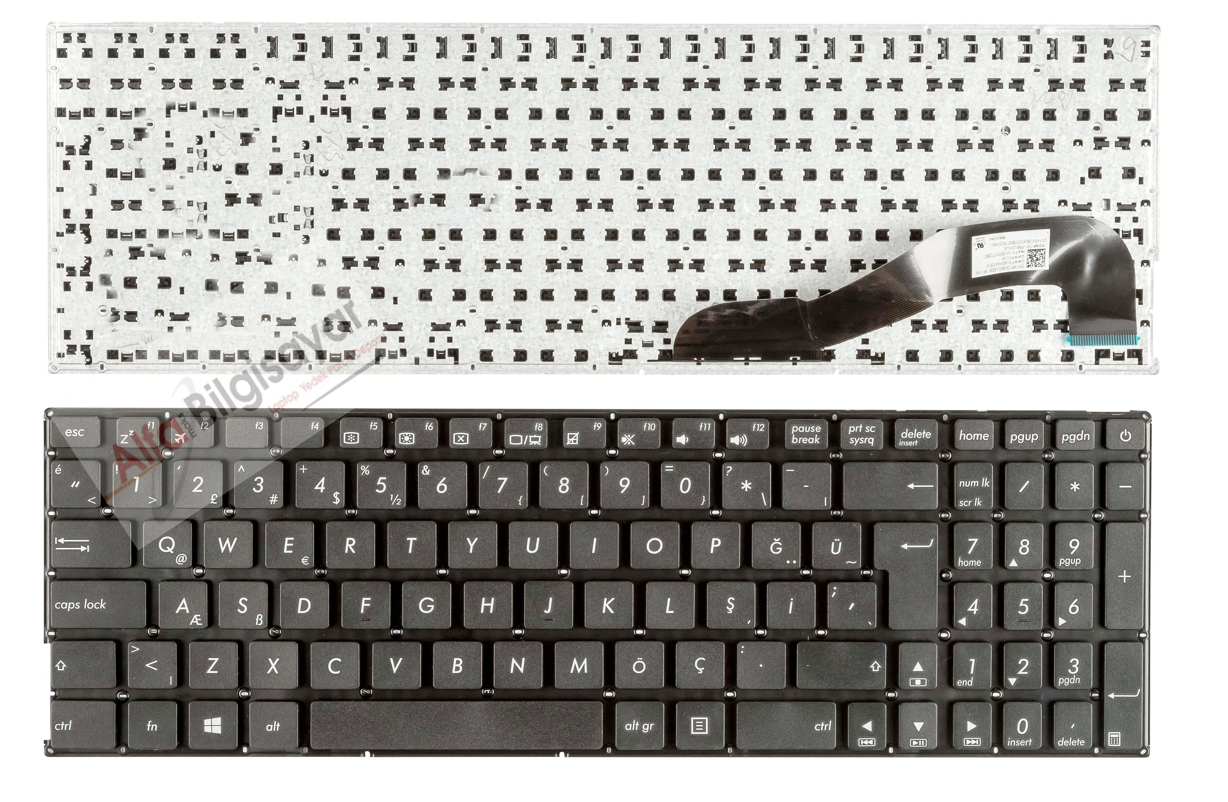 Asus X540LJ-XX091T,  X540LJ-XX098T Klavye Orjınal Türkçe Tuş Takımı Q-Tr A+++