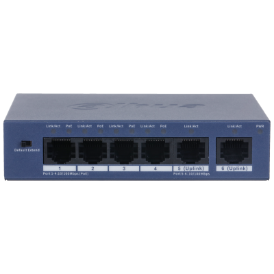 Dahua S3006-4ET-60 4 Port PoE Switch 60W