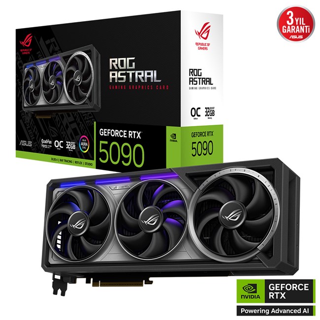 Asus GeForce RTX5090 32GB Rog Astral OC GDDR7