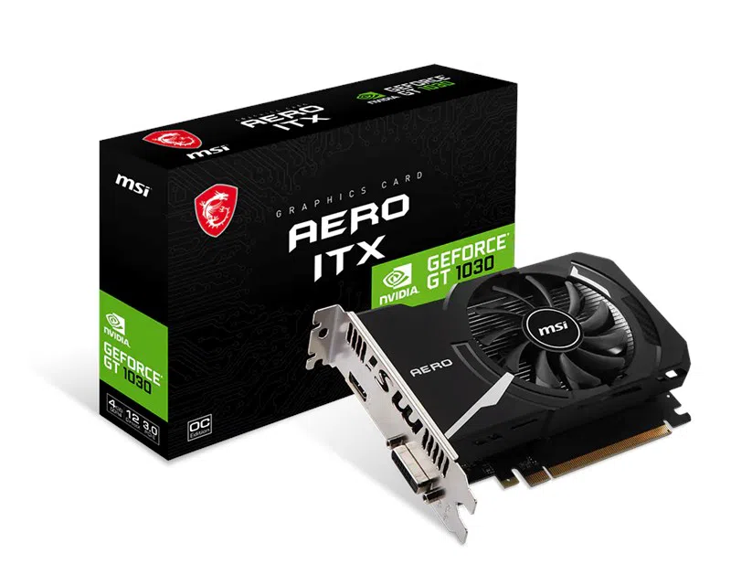MSI GT 1030 Aero ITX 4GB DDR4 OC Ekran Kartı