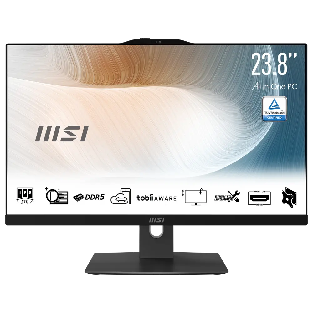 MSI Modern AM242P 23.8" Core 5 FreeDOS All-in-One PC (1M-2269XEU)
