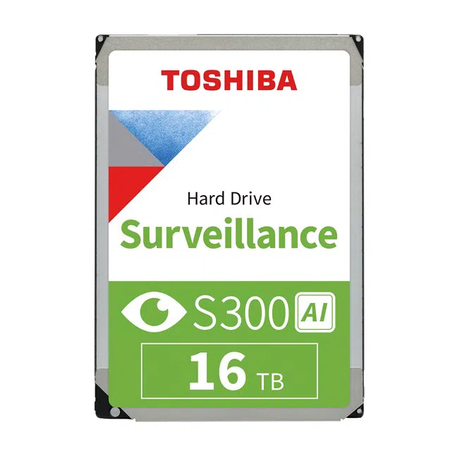 Toshiba S300 16TB 7200RPM 3.5 inç Güvenlik Diski (MG11ACA16TE-V)