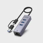 Unitek 4-in-1 Ethernet Hub