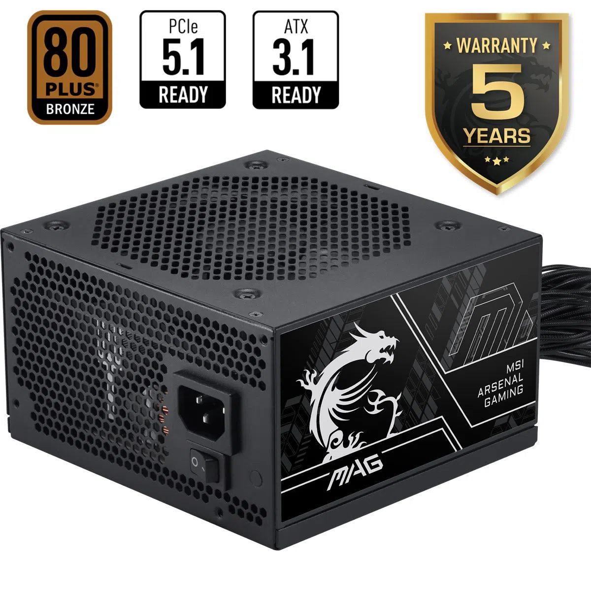 MSI PSU MAG A750BN PCIE5 III