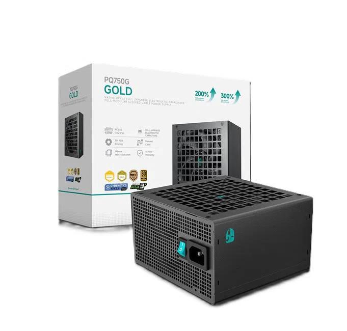 DeepCool 750W 80+ Gold Power Supply (PQ750G)