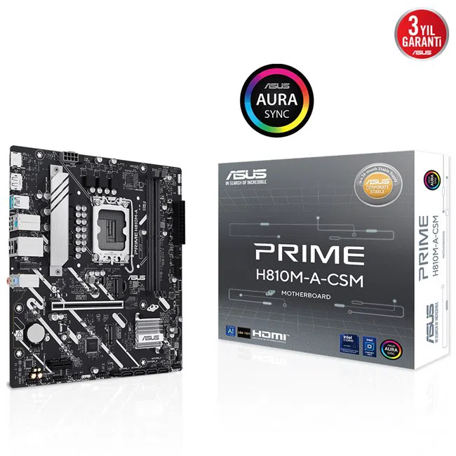 ASUS Prime H810M-A CSM DDR5 LGA1851 Anakart